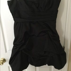David’s Bridal black mini dress